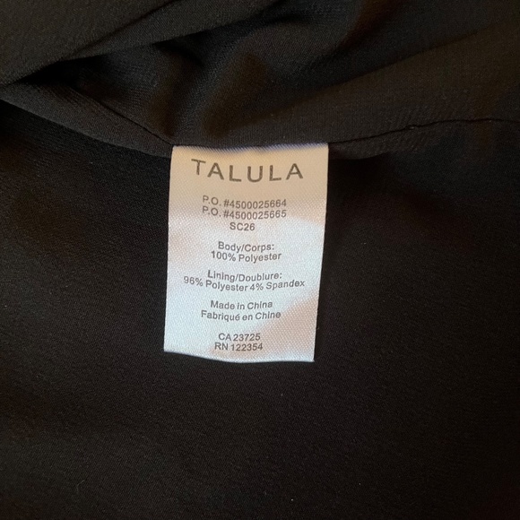 Aritzia Talula⎜CHIFFON MINI SKIRT⎜BLACK / ESPACE / CATS - Picture 6 of 8